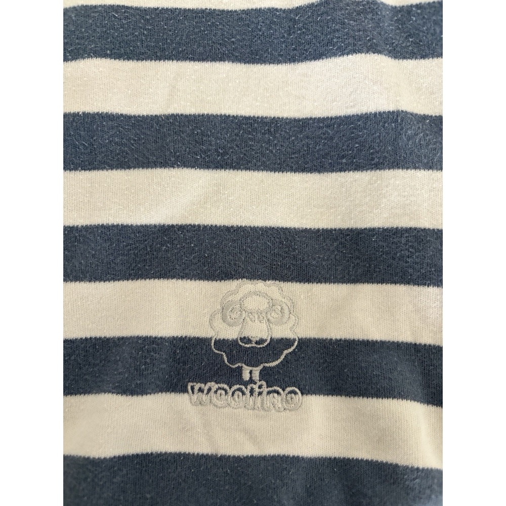 Woolino Baby Sleep Bag 18-36M Ecolino Full Zip Sleep Sack Striped Nautical - Picture 4 of 5